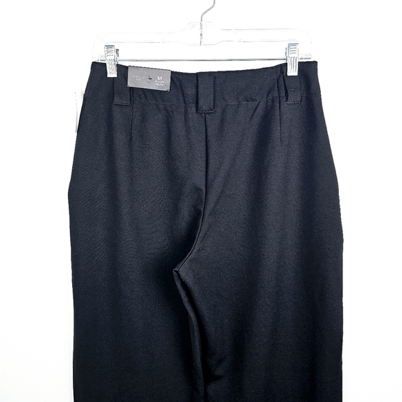 Maurices Black Ponte Patch Pocket High Rise Wide Leg Dress Pant NWT - Picture 9 of 16